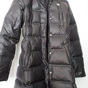 ADIDAS - Black Puffer Jacket - Small